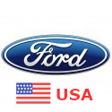 Logo marque voiture Ford USA
